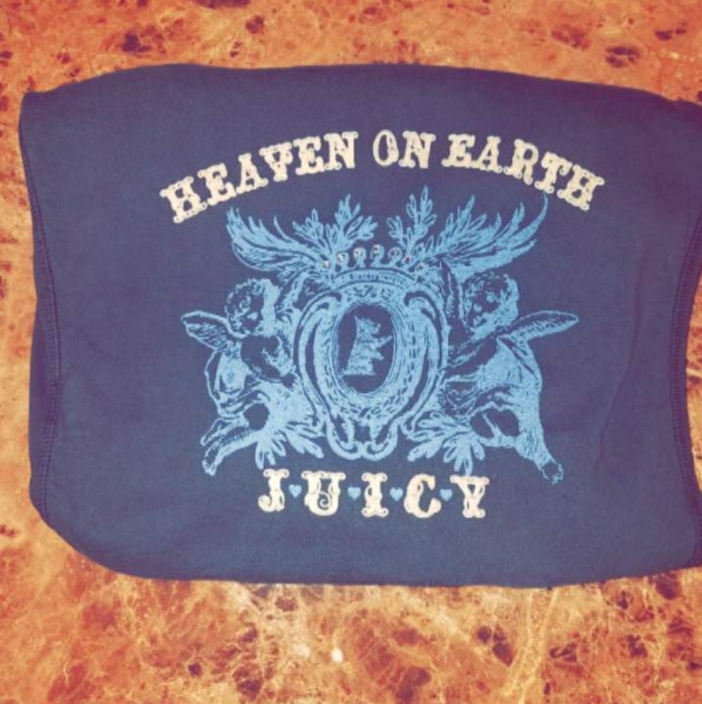 Juicy Couture fleece zip up hoodie